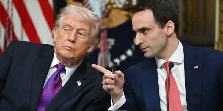 Trump leans in as Michael Kratsios points