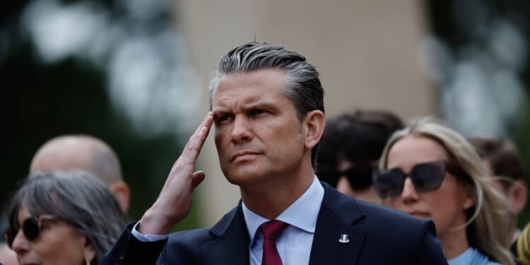Hegseth invokes immigration and ‘invasion’ in D-Day speech in France