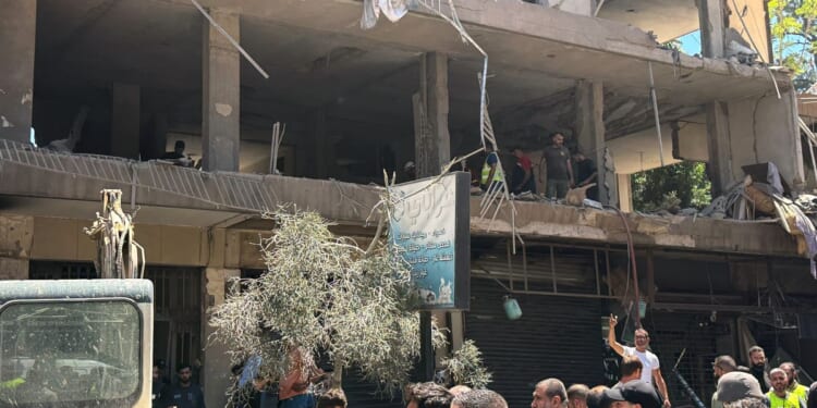Israel hits Beirut suburbs in the lead-up to anticipated U.S.-Iran deal