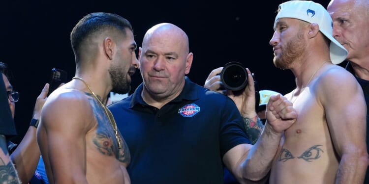 Donald Trump turns 80 and celebrates with UFC cage fighting on the White House lawn