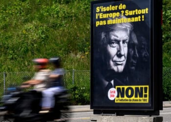 Early results show Swiss voters reject right-wing’s bid to cap population at 10 million