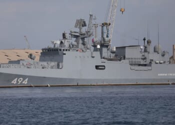 U.K. military investigates after Russian warship fires warning shots at yacht in the Channel