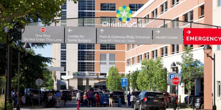 Delaware hospital locked down after 2 people are shot inside