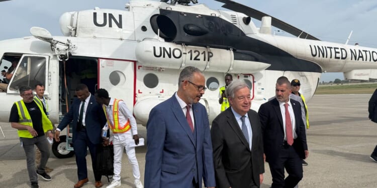 U.N. Secretary-General visits Haiti as gang violence soars