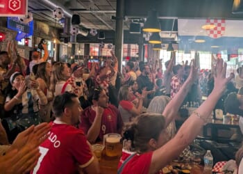 Croatian fans rally in Washington as city’s unofficial team