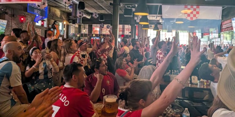 Croatian fans rally in Washington as city’s unofficial team