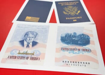Trump unveils new commemorative passports featuring his image