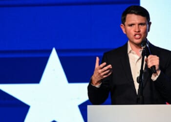 Democratic Texas Senate candidate James Talarico, pictured at a May 29 evewnt in San Antonio.