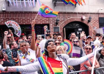 Grand Marshal Peppermint attends the 2026 New York City Pride March on June 28, 2026, in New York City.