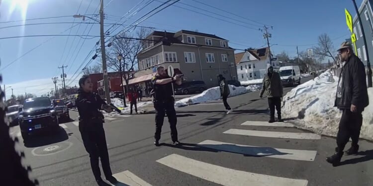 Connecticut police officer hugs supporters, appears in court in fatal shooting of Black man