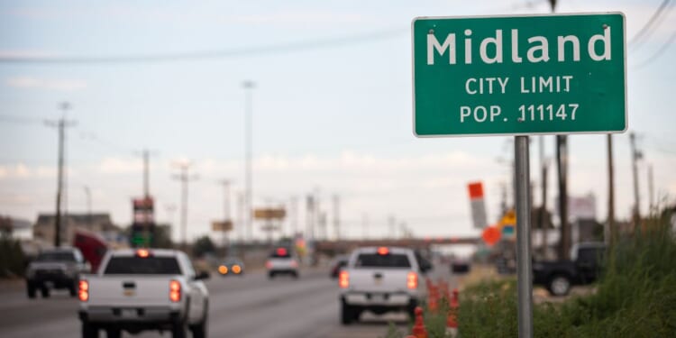 The confrontation took place around 8 a.m. Friday morning in Midland, Texas, seen here in a file photo from 2020.
