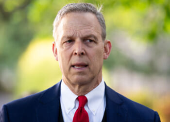 Republican Congressman Scott Perry exits the Capitol Hill Club.