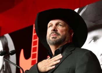 Country music superstar Garth Brooks speaks at the 4th Annual Guitar Center Music Foundation Gala at The Maybourne Beverly Hills on Sept. 11, 2025, in Beverly Hills, California.
