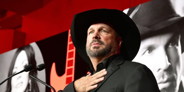 Country music superstar Garth Brooks speaks at the 4th Annual Guitar Center Music Foundation Gala at The Maybourne Beverly Hills on Sept. 11, 2025, in Beverly Hills, California.