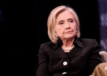 Hillary Rodham Clinton attends a conversation with David Remnick at 92NY on June 15, 2026, in New York City.