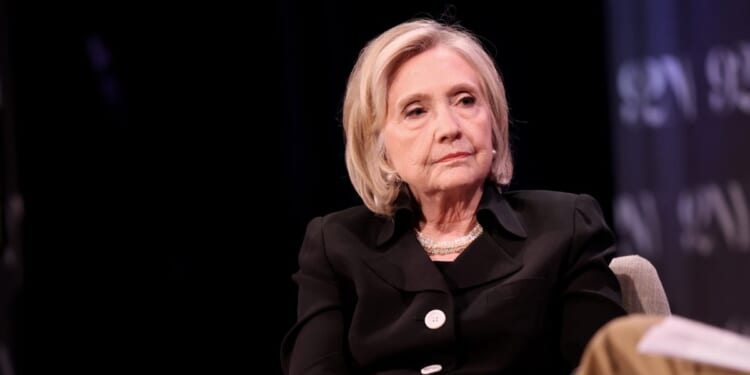 Hillary Rodham Clinton attends a conversation with David Remnick at 92NY on June 15, 2026, in New York City.