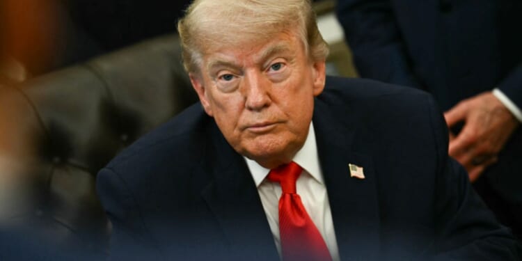 President Donald Trump speaks before signing a proclamation in the Oval Office of the White House on June 11, 2026 in Washington.