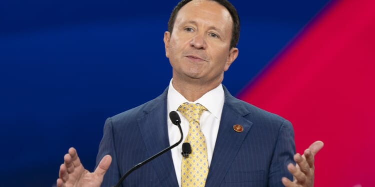 Jeff Landry, governor of Louisiana, speaking