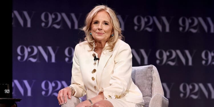 Dr. Jill Biden attends "Jill Biden in Conversation With Whoopi Goldberg: View From The East Wing" at 92NY on June 2, 2026, in New York City.