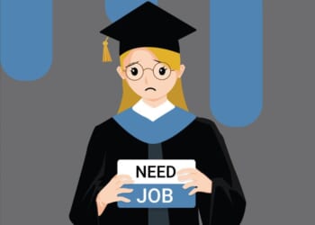 Some recent college graduates have had a rude awakening while trying to break into the job market.