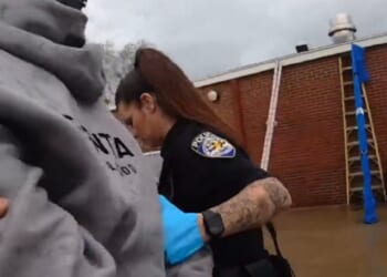 Bodycam footage shows the arrest of Karmelo Anthony at an April 2025 track meet.