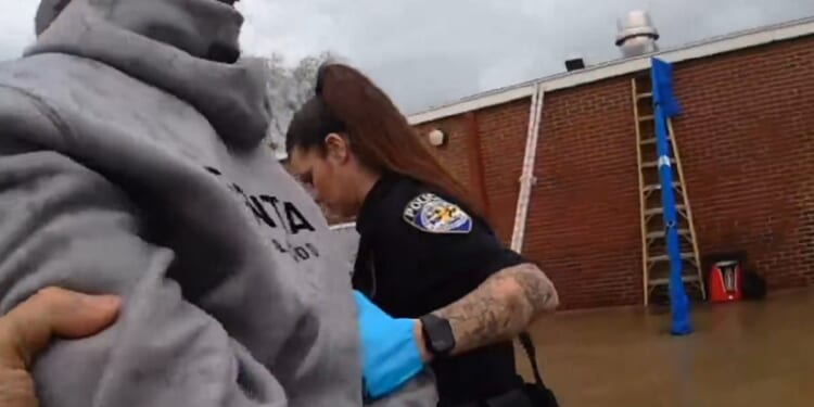 Bodycam footage shows the arrest of Karmelo Anthony at an April 2025 track meet.