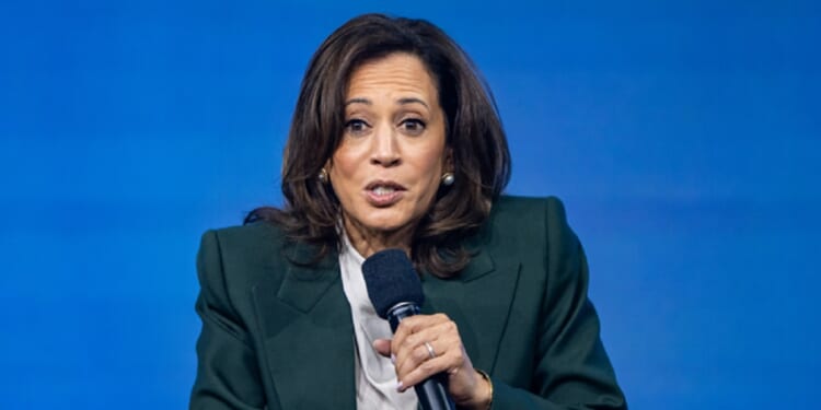 Former Vice President Kamala Harris, pictured speaking during an event in Vienna, Austria, June 16.