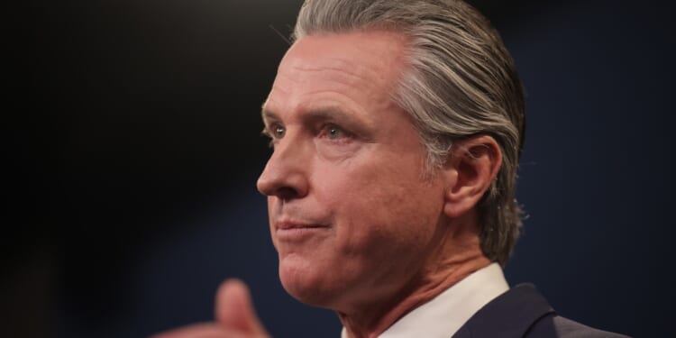 California Governor Gavin Newsom delivers his final state budget plan.