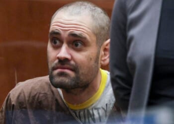 Nick Reiner appears during his arraignment in Los Angeles County Superior Court in Los Angeles, California, on Feb. 23.