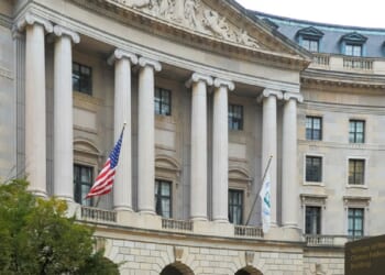 The exterior of the Environmental Protection Agency in Washington is pictured in a 2019 file photo.