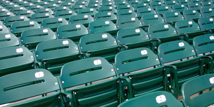 Stadium seating.
