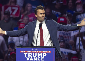 A school has settled a lawsuit after painting over a tribute to Charlie Kirk.