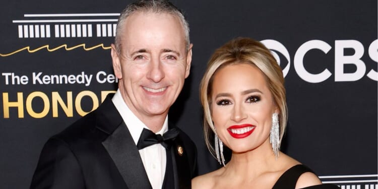 GOP Rep. Brian Fitzpatrick of Pennsylvania and Jacqui Heinrich attend the 48th Kennedy Center Honors Dec. 7 at The Kennedy Center in Washington, D.C.