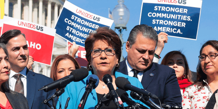 Janet Murguia, president and CEO of UnidosUS. (Kayla Bartkowski/Getty Images)