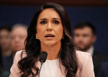 Director of National Intelligence Tulsi Gabbard, seen in a March photo, released the controversial information Friday.