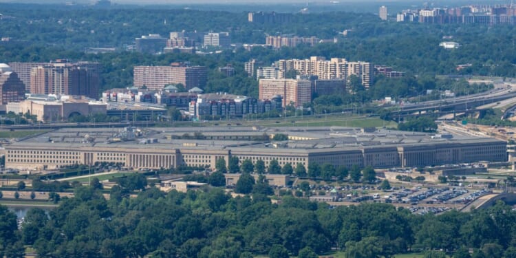 The Pentagon can be seen in the daylight on May 19, 2026.