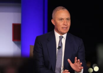Political commentator Harold Ford Jr. appears on air during the Fox News Special prior to President Trump's Joint Address to Congress at the FOX News D.C. Bureau on March 4, 2025, in Washington, D.C.