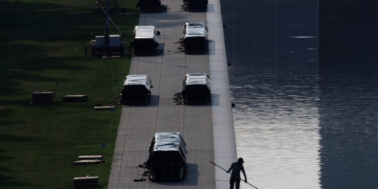 Reflecting Pool repair involves ‘multiple gashes’ by vandals
