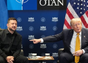 Trump says the U.S. will allow Ukraine to make Patriot missiles for air defense