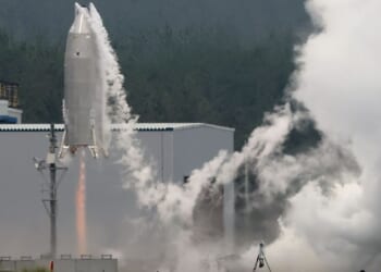 Japan’s space agency conducts first test flight for experimental reusable rocket