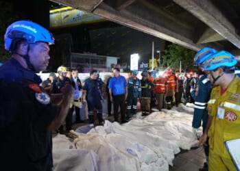 Fire breaks out at a pub in Bangkok, killing at least 27 people, officials say