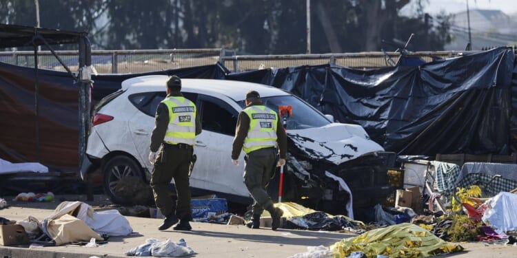 Several people killed in Chile after car driven by navy officer crashes into an open-air market