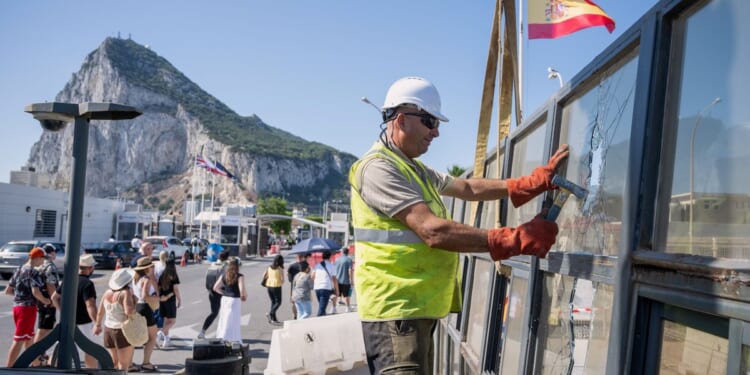 Gibraltar ushers in a new era as British territory’s border fence with Spain is removed