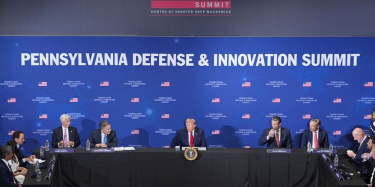 Trump announces $10 billion for defense projects in Pennsylvania