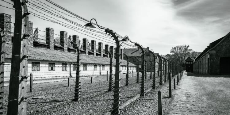 Auschwitz Birkenau, the extermination camp in Oswieczim, Poland, in May 22, 2023.