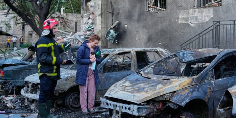 Russian missile attack on Kyiv kills 1 and exposes holes in air defenses