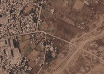 Israel is building a miles-long earthen barrier inside Gaza, entrenching its division