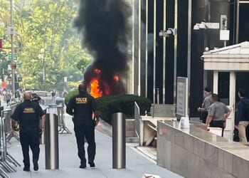 Arson charge lodged against ex-Army soldier in fiery attack on Manhattan federal building