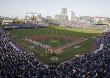 Cubs fan who slapped man during national anthem says they made amends