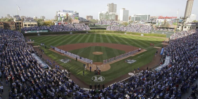 Cubs fan who slapped man during national anthem says they made amends